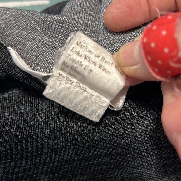 SOLD Misook Two Tone Gray Open Front Cardigan Jacket Small - Picture 5 of 5